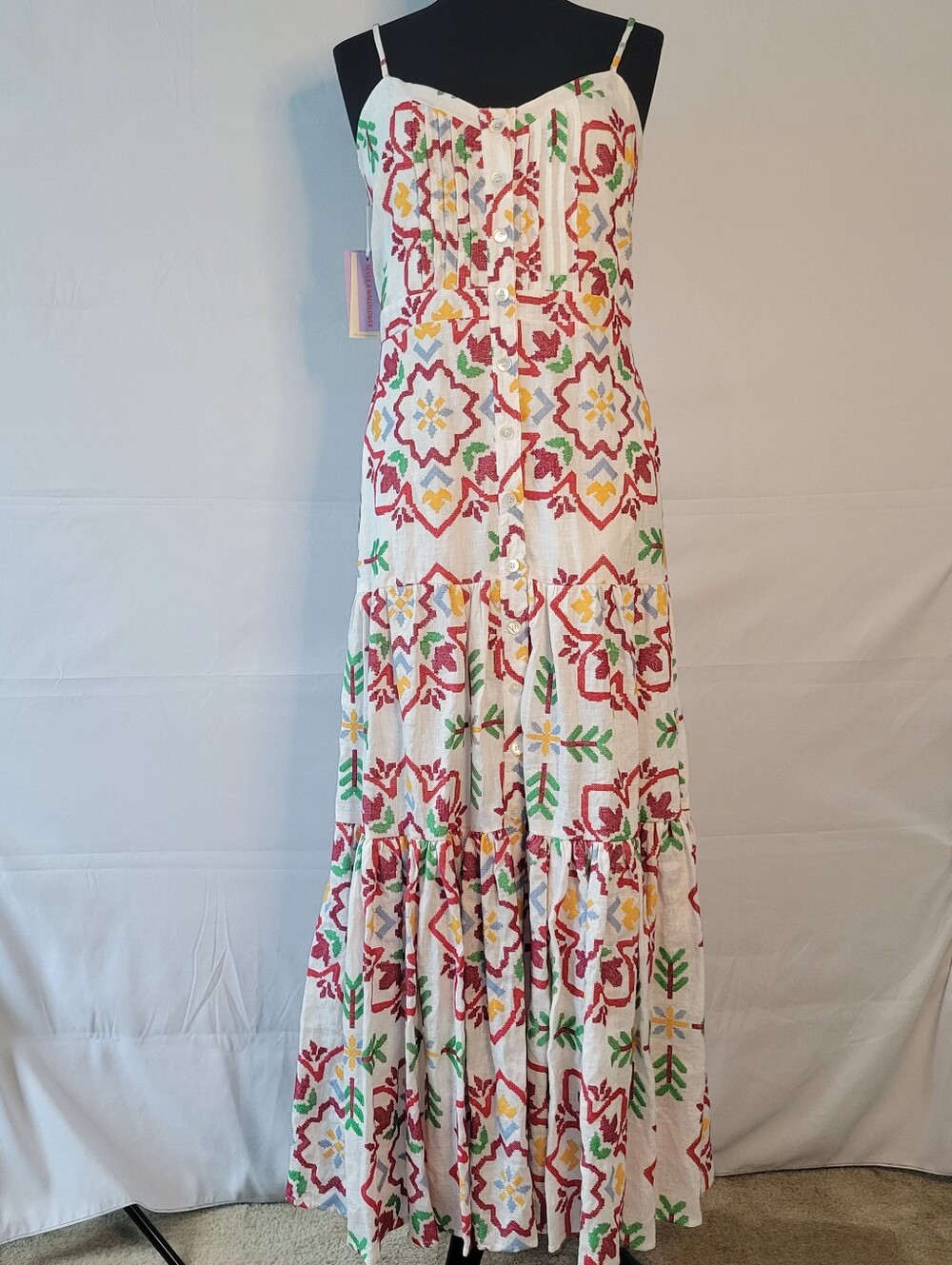 Never A Wallflower Fiesta Floral Maxi Dress